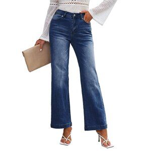 Luvamia Women's Wide Leg Jeans Classic Flare Jeans High Waisted NWT